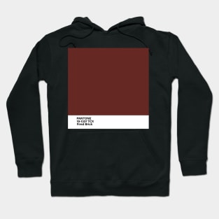 pantone 19-1337 TCX Fired Brick Hoodie